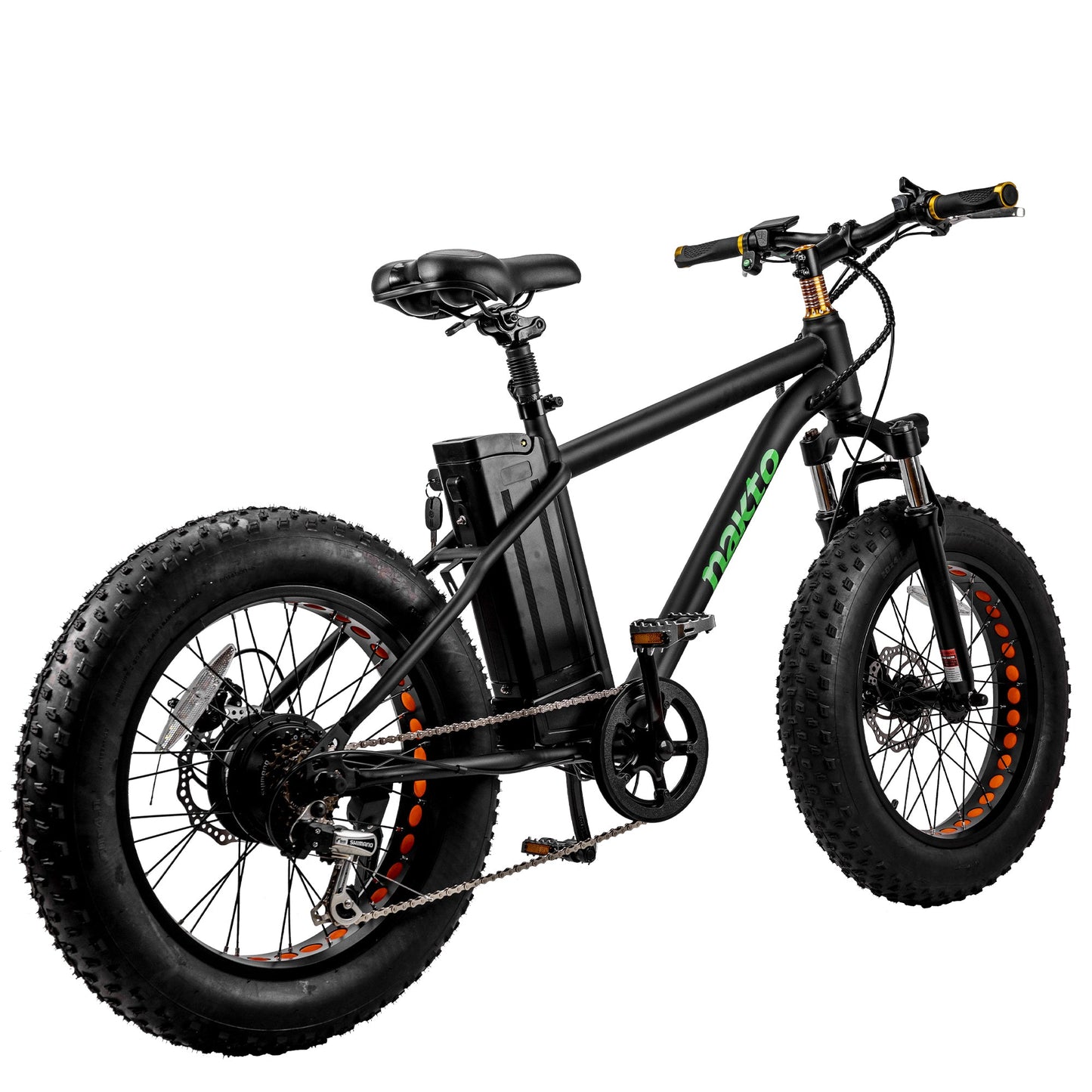 nakto fat tire mini cruiser ebike