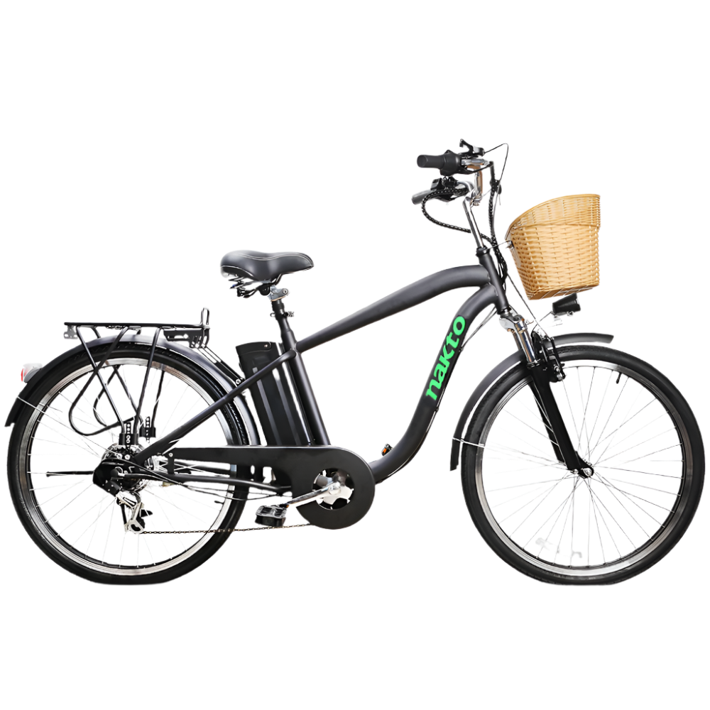 nakto camel black 26" men's city electric bike